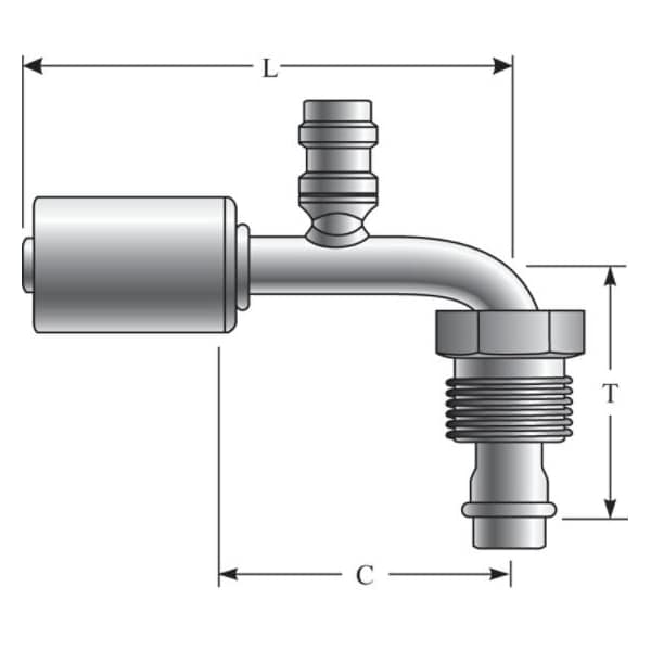 Gates Hydraulic Coupling-Polarseal (Aca), G45582-1010 G45582-1010 - main